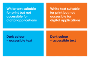Colour accessibility in branding